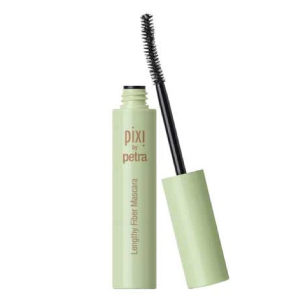 PIXI BY PETRA Lengthy Fiber Mascara - Fiber Black, NEW